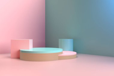 3B görüntüleme arkaplanı.