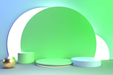 3B görüntüleme arkaplanı.