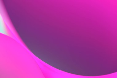 Kavisli kağıdın canlı renklerdeki soyut resmi.