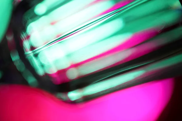 Makrobilden Glas Levande Färg Ljus — Stockfoto