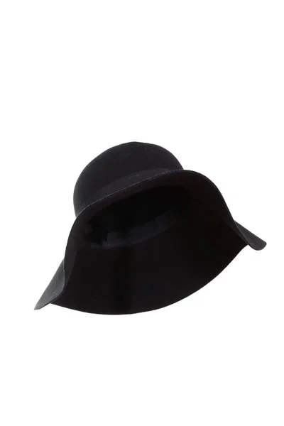 Black Floppy Hat White Background — Stock Photo, Image