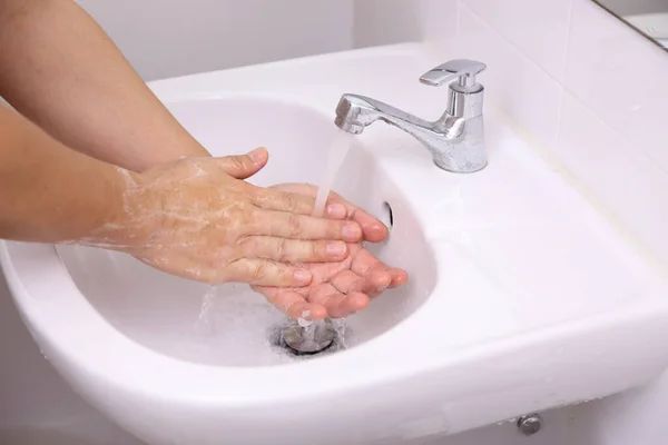 Washing Hands Basin — Stock Photo, Image