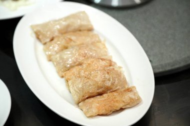 Kızarmış soya peyniri..