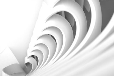 Üç boyutlu özet arkaplan oluşturma.