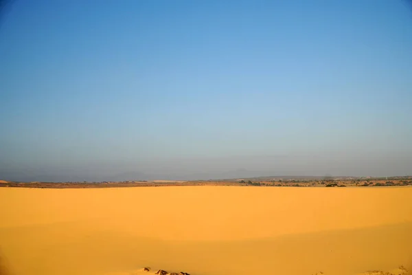 Прекрасний Білий Пісок Муй Єтнам — стокове фото