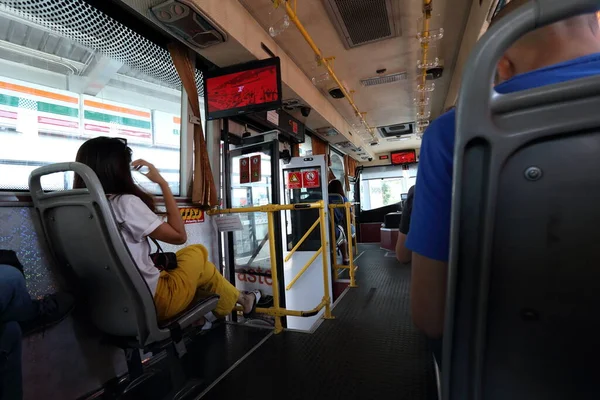 Bangkok Thailand Dezember 2019 Der Blick Shuttlebus Wartet Auf Die — Stockfoto