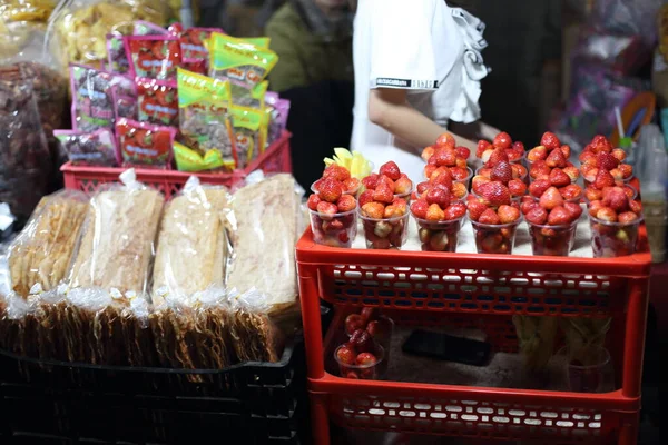 Lat Vietnam December 2019 Street Food Cart Lat City Vietnam — Stockfoto