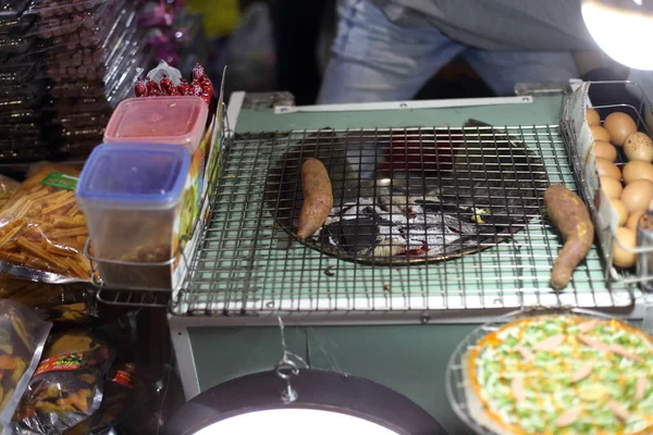 Lat Vietnam Diciembre 2019 Carrito Comida Callejera Ciudad Lat Vietnam —  Fotos de Stock