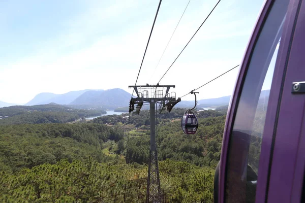 Lat Vietnam Diciembre 2019 Teleférico Lat City Vietnam — Foto de Stock