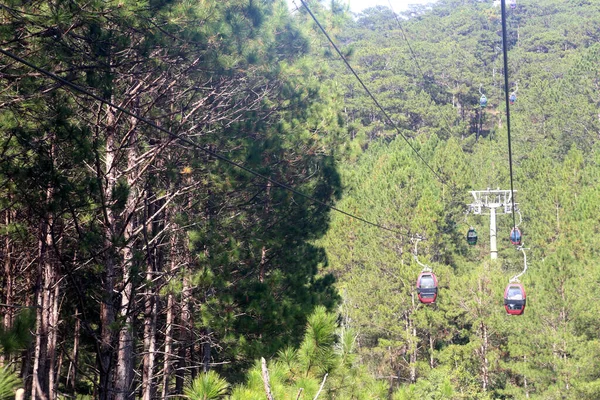 Lat Vietnam Diciembre 2019 Teleférico Lat City Vietnam — Foto de Stock