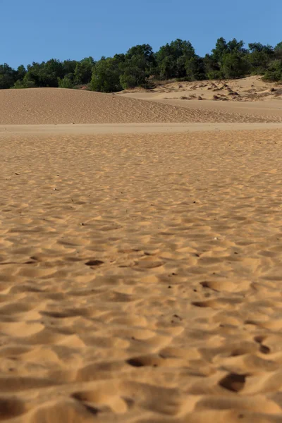 Bela Colina Areia Vermelha Marca Terra Mui Vietnã — Fotografia de Stock