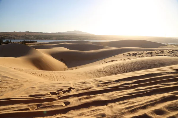 Der Schöne Weiße Sand Mui Vietnam — Stockfoto