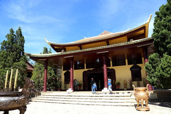 Lat Vietnã Dezembro 2019 Templo Truc Lam Templo Budista Zen — Fotografia de Stock