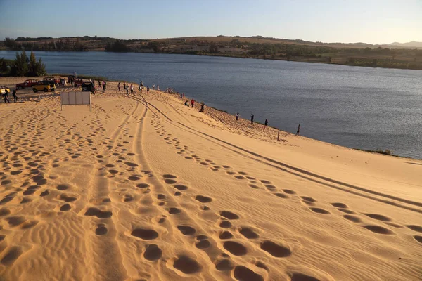 Der Schöne Weiße Sand Mui Vietnam — Stockfoto