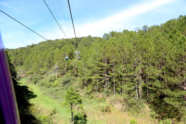 Lat Vietnã Dezembro 2019 Teleférico Lat City Vietnã — Fotografia de Stock