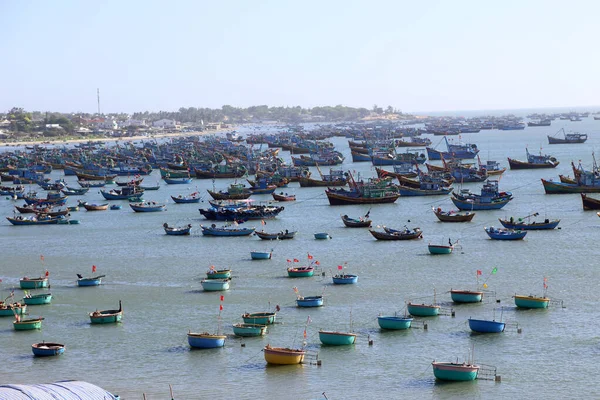 Муйне Вьетнам Декабря 2019 Года Группа Рыболовецких Судов Муйне Вьетнам — стоковое фото