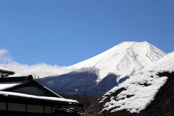 从日本大野客凯俯瞰富士山 — 图库照片