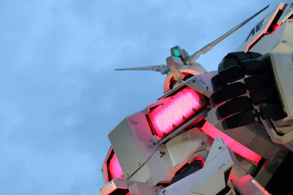 Tóquio Japão Maio 2019 Tamanho Real Robô Gundam Unicórnio Frente — Fotografia de Stock