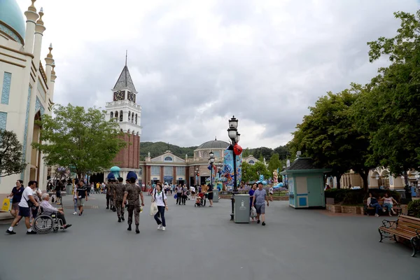 Yongin Coreia Sul Julho 2019 Parque Temático Everland Dos Marcos — Fotografia de Stock