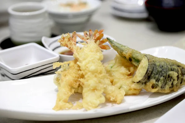 Nourriture Japonaise Nommée Tempura — Photo