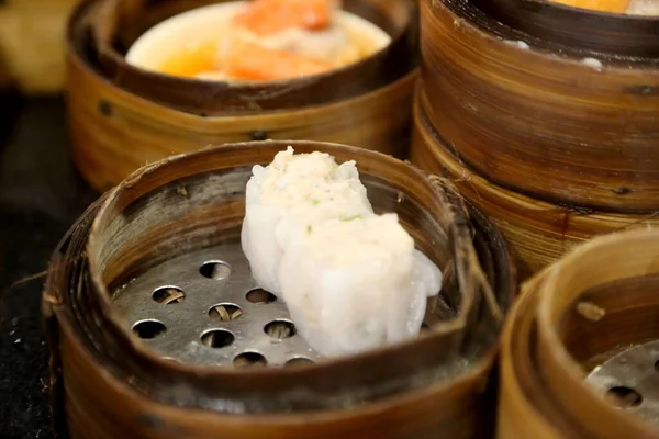 The group of Chinese foods named dim sum.