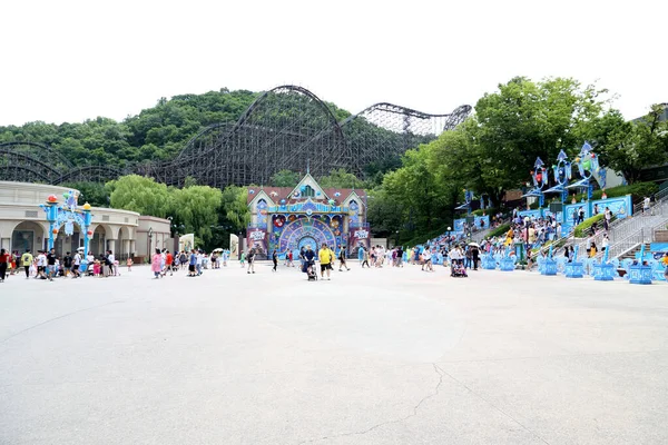 ヨンイン 2019年7月19日 エバーランドテーマパークは韓国で最も有名なランドマークの1つです — ストック写真