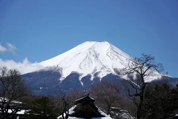 Kilátás Fuji Hegy Oshino Hakkai Japán — Stock Fotó