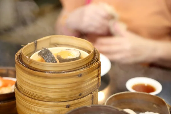 The group of Chinese foods named dim sum.