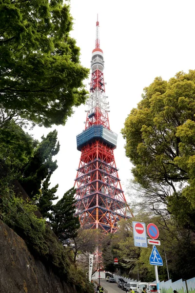Tokyo Giappone Aprile 2019 Tokyo Tower Punto Riferimento Del Giappone — Foto Stock