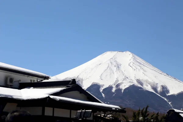Kilátás Fuji Hegy Oshino Hakkai Japán — Stock Fotó