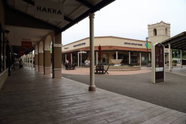 Ibaraki, Japonya - 28 Mayıs 2019: Ami premium outlet, Kanto bölgesindeki üçüncü prim mağazası, Japonya