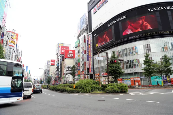 Tokyo Japonya Mayıs 2019 Shinjuku Stasyonu Yakınlarındaki Kavşak — Stok fotoğraf