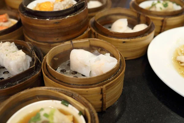 The group of Chinese foods named dim sum.