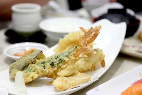 Japansk Mat Som Heter Tempura — Stockfoto