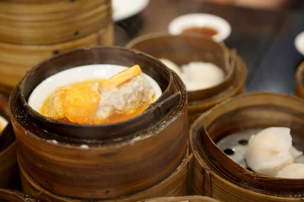 The group of Chinese foods named dim sum.