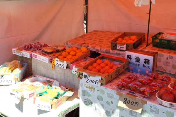 Oshino Hakkai Giappone Aprile 2019 Negozio Frutta Oshinok Hakkai Giappone — Foto Stock