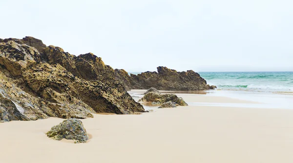 St Agnes plaża Anglia — Zdjęcie stockowe