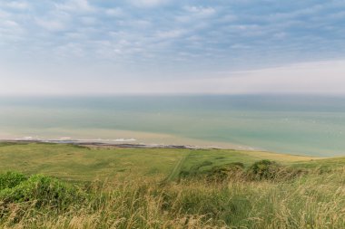 Popüler Beachy Head Atlantik Okyanusu kıyısında, Wes Sussex, İngiltere'de, U