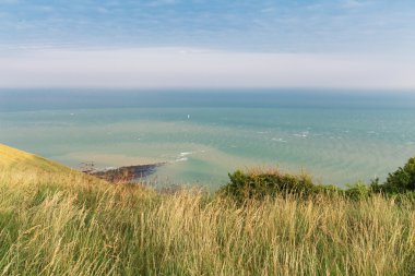 Popüler Beachy Head Atlantik Okyanusu kıyısında, Wes Sussex, İngiltere'de, U