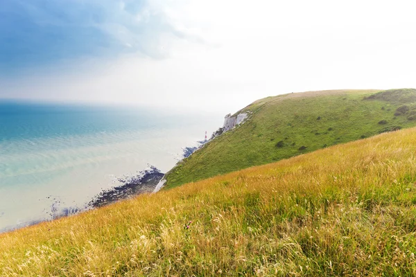 Popüler Beachy Head Atlantik Okyanusu kıyısında, Wes Sussex, İngiltere, Birleşik Krallık