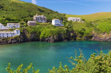 Seçme Port Issac Atlantik Okyanusu kıyısında, Cornwall, İngiltere, birim