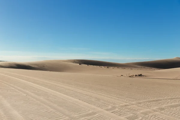 Dunas de areia branca — Fotografia de Stock