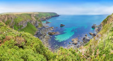 Seçme miras sahil Atlantik Okyanusu, Cornwall, İngiltere, Amerika