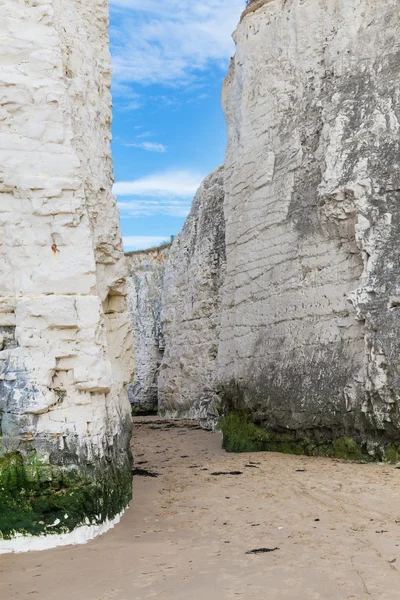 Популярные белые скалы Ботанического залива Ла-Манш побережья Английского канала , — стоковое фото