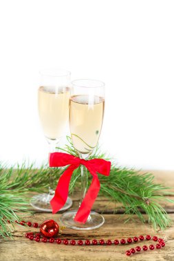 Noel şampanya kadehler