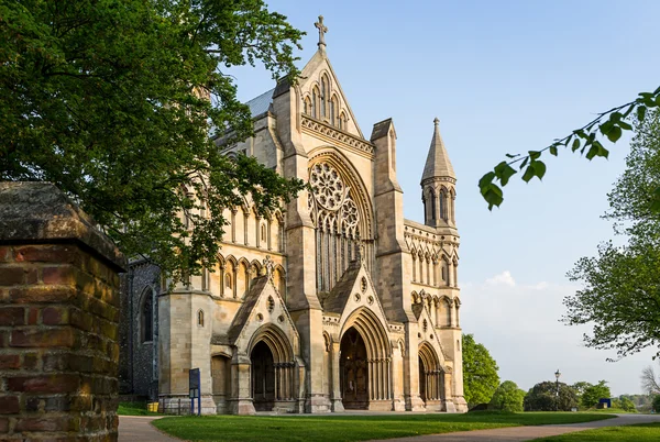 Cathédrale et Abbaye de Saint Alban à Saint Albans, Royaume-Uni — Photo