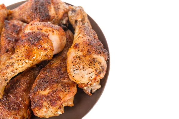 Roasted chicken background — Stock Photo, Image