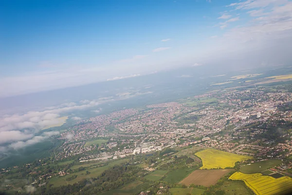 View from airplane — Stock Photo, Image