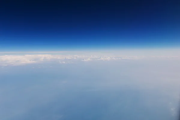 Uçağın penceresinden görüntü — Stok fotoğraf