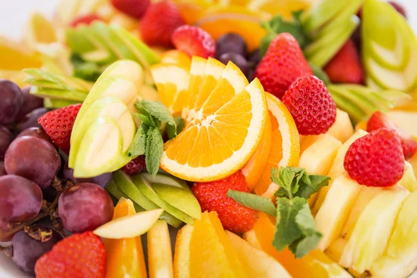 Fresh fruit party plate — Stock Photo, Image